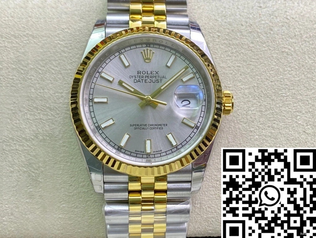 36MM 748 Yellow EW Factory Rolex Datejust RelaxedFit 126233 Gold 0711